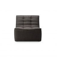 Sofa N701 1 seat dark grey
