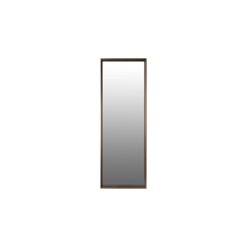 Spiegel New York anodic bruin frame - NORMAAL 50x150