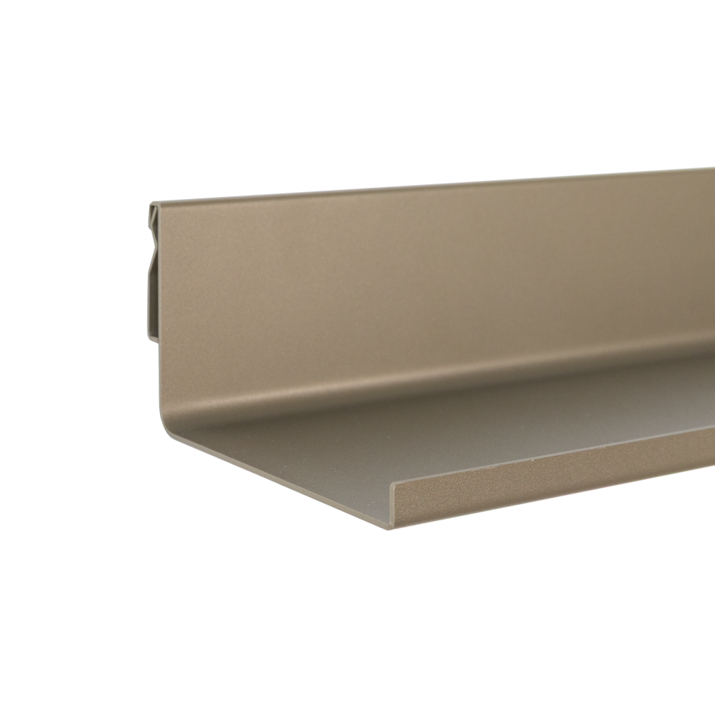 VM-Design Wandplank 150x15 Anodic Brons detail