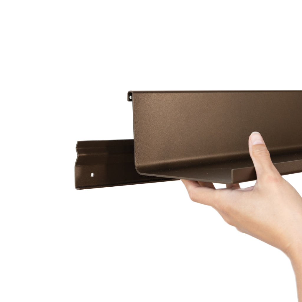 Wandplank 150x15 Anodic Bruin - met hand