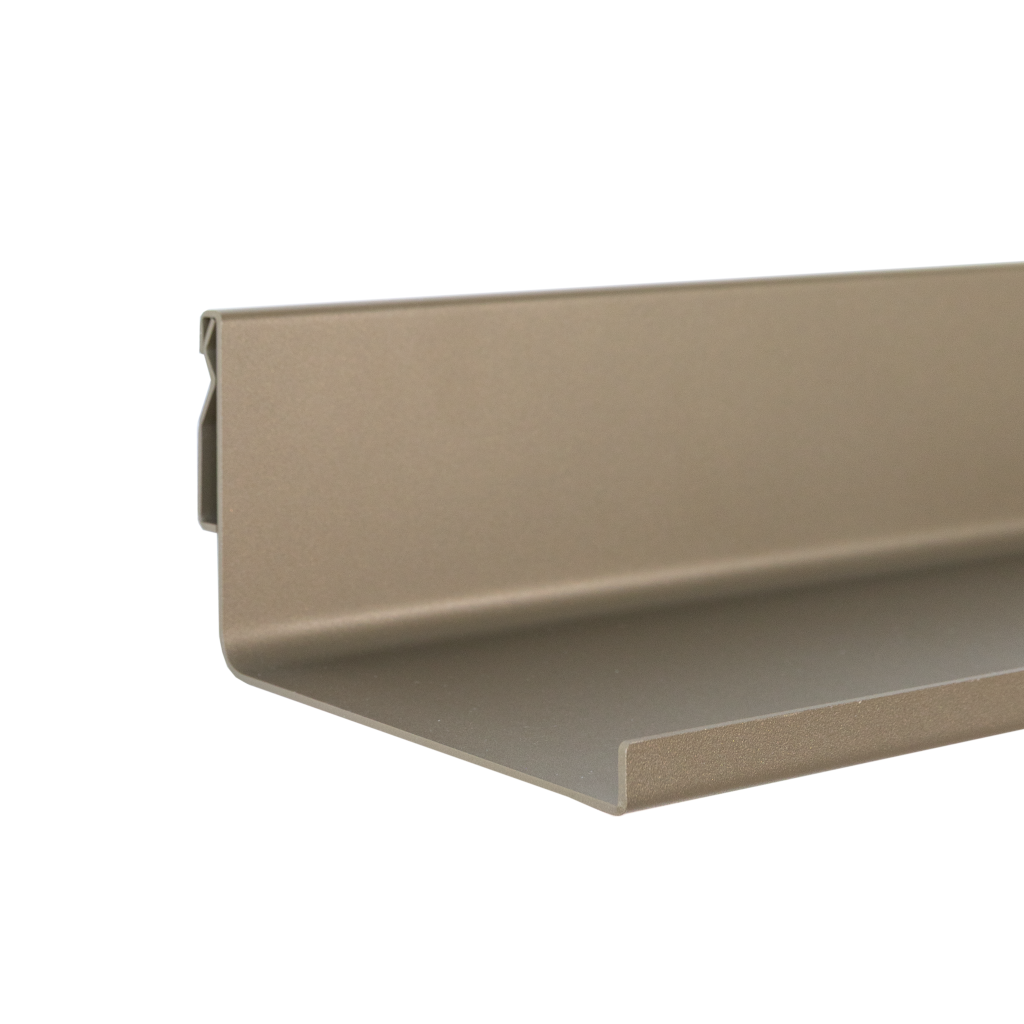 VM-Design Wandplank 150x20 Anodic Brons detail