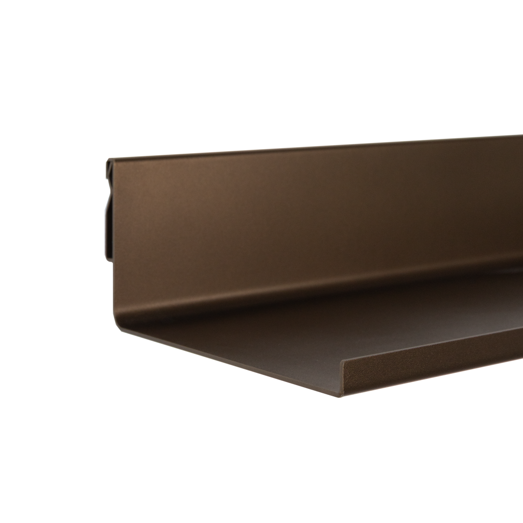 VM-Design Wandplank 150x20 Anodic Bruin detail