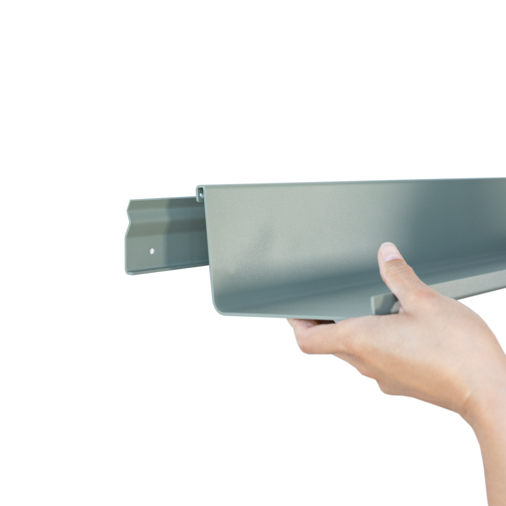 Wandplank 150x20 Cement Grijs met hand